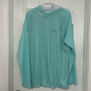 Guy Harvey hooded fishing tee Large